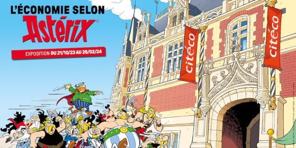 Exposition "L'économie selon Asterix", du 21 octobre 2023 au 26 février 2024, à la Cité de l'Économie à Paris