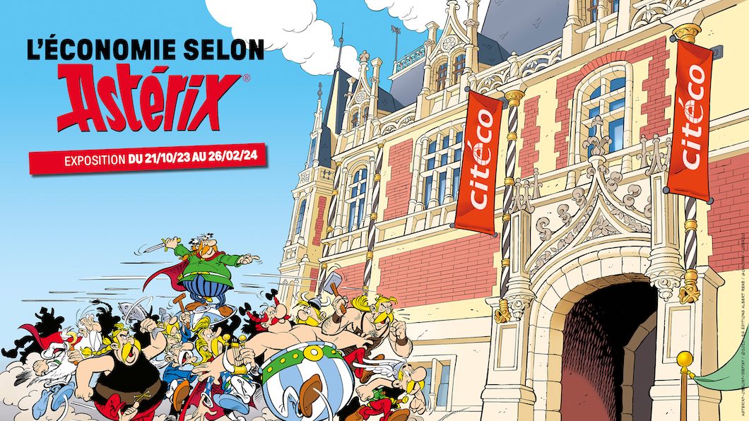 Exposition "L'économie selon Asterix", du 21 octobre 2023 au 26 février 2024, à la Cité de l'Économie à Paris