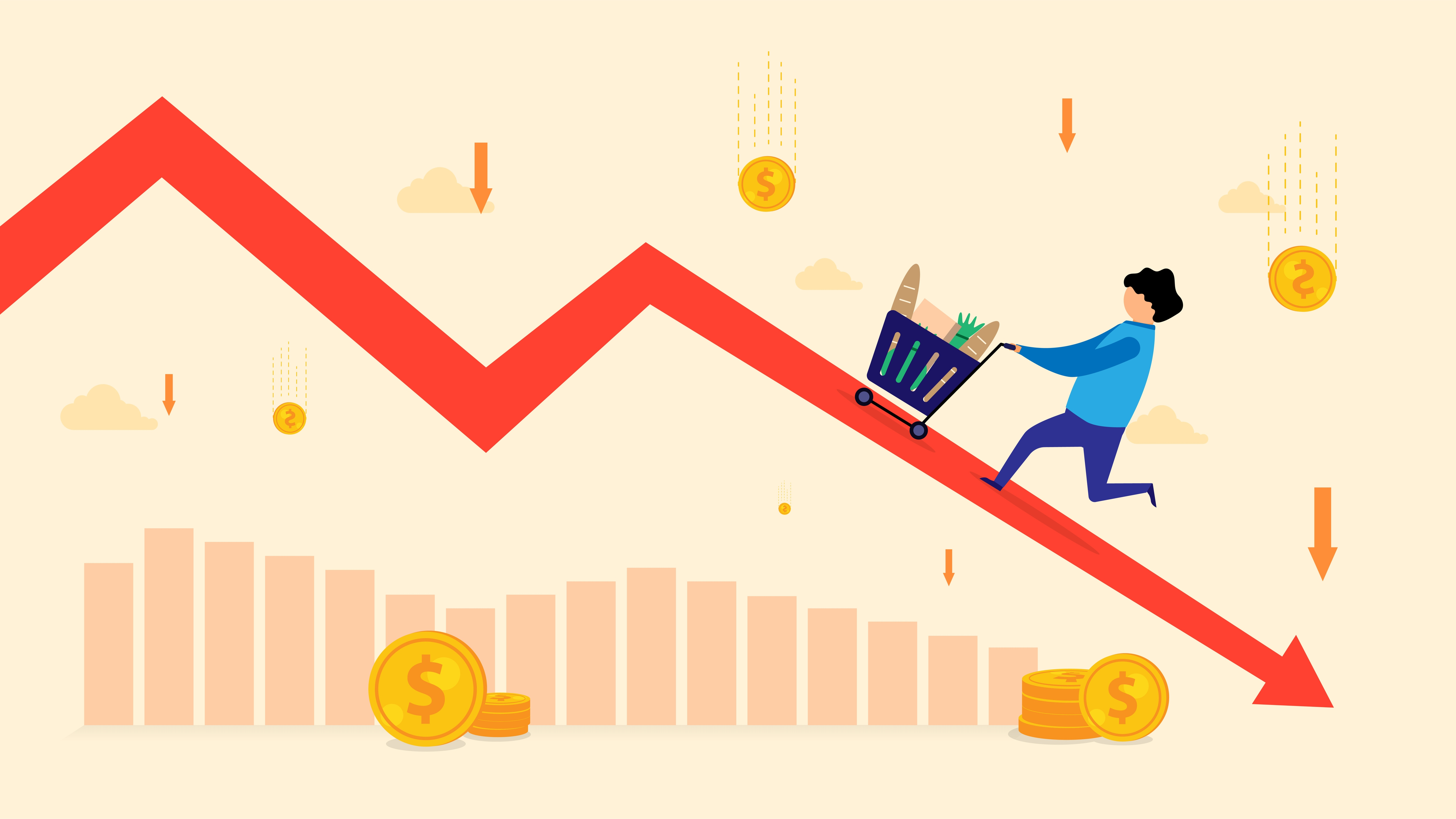 L'inflation au plus bas depuis deux ans